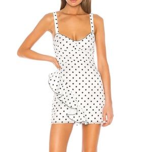 Camila Coelho Emma Mini Dress Polka Dot Sz XS